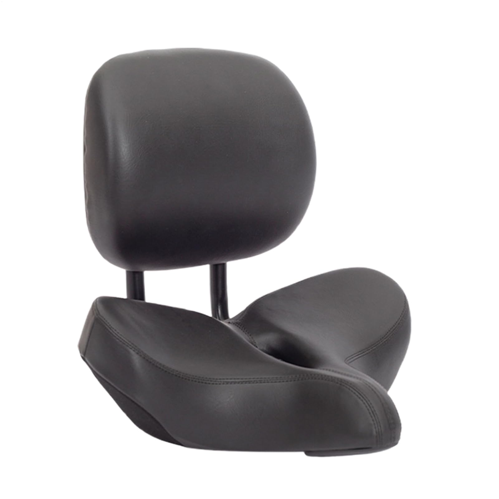 Selle de vélo avec dossier - Selle de vélo confortable surdimensionnée - Housse de selle de vélo avec gel - Selle large pour vélo d'appartement, vélo électrique, vélo de ville et vélo de route