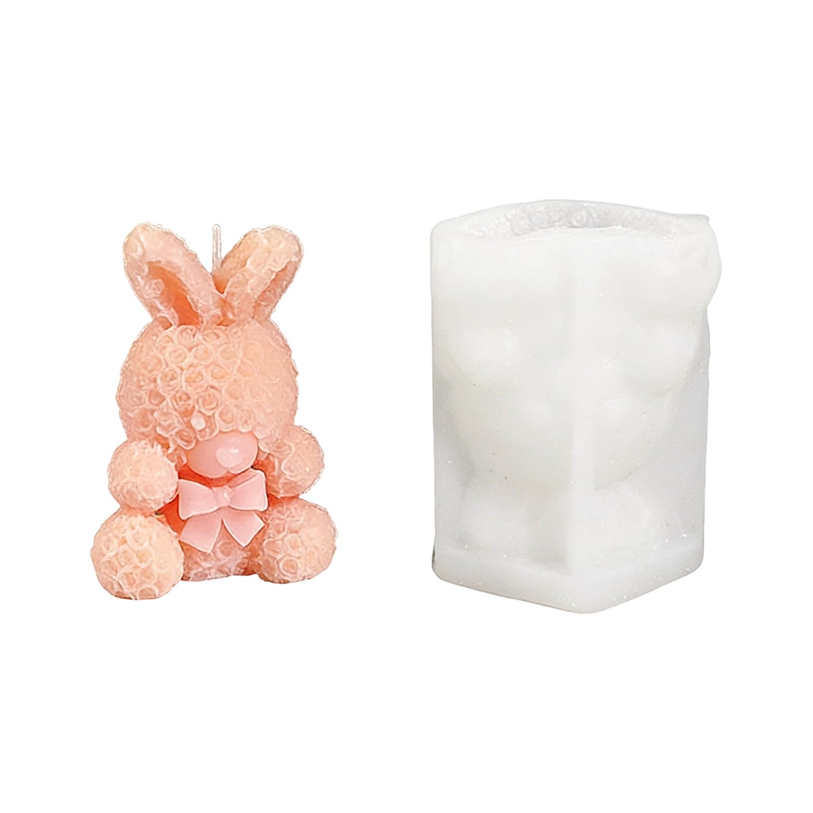 SHINLHUA Silicone for Crafting Rose Rabbits Bear Soap Chocolate Gift
