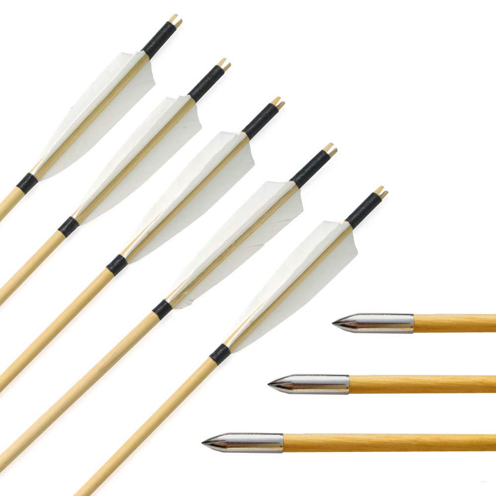 Flèches en bois, vente de flèches pour arc toutes longueur et prix dégressif dès