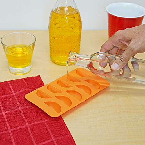 Orange Slices Ice Cube Tray - Fairly Odd Novelties - Fun Fruit Shaped Food Molding Gift #TOP3
