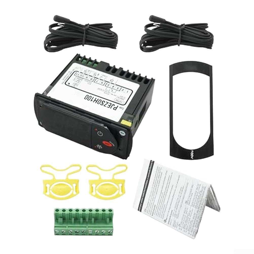 Oniissy Termostato controlador de temperatura digital con sonda de sensor de 115 V compatible con sistema Carel para equipos de refrigeración comercial