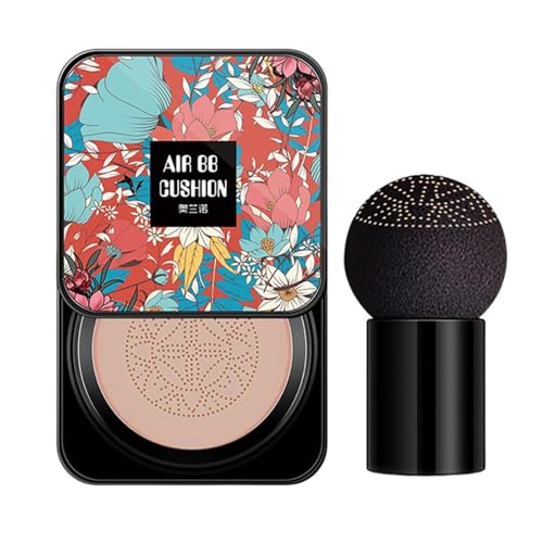Crema CC de cabeza de hongo - Base de maquillaje hidratante BB Cream - Maquillaje duradero para mujeres, base de maquillaje uniforme para tono de piel, fácil de aplicar.