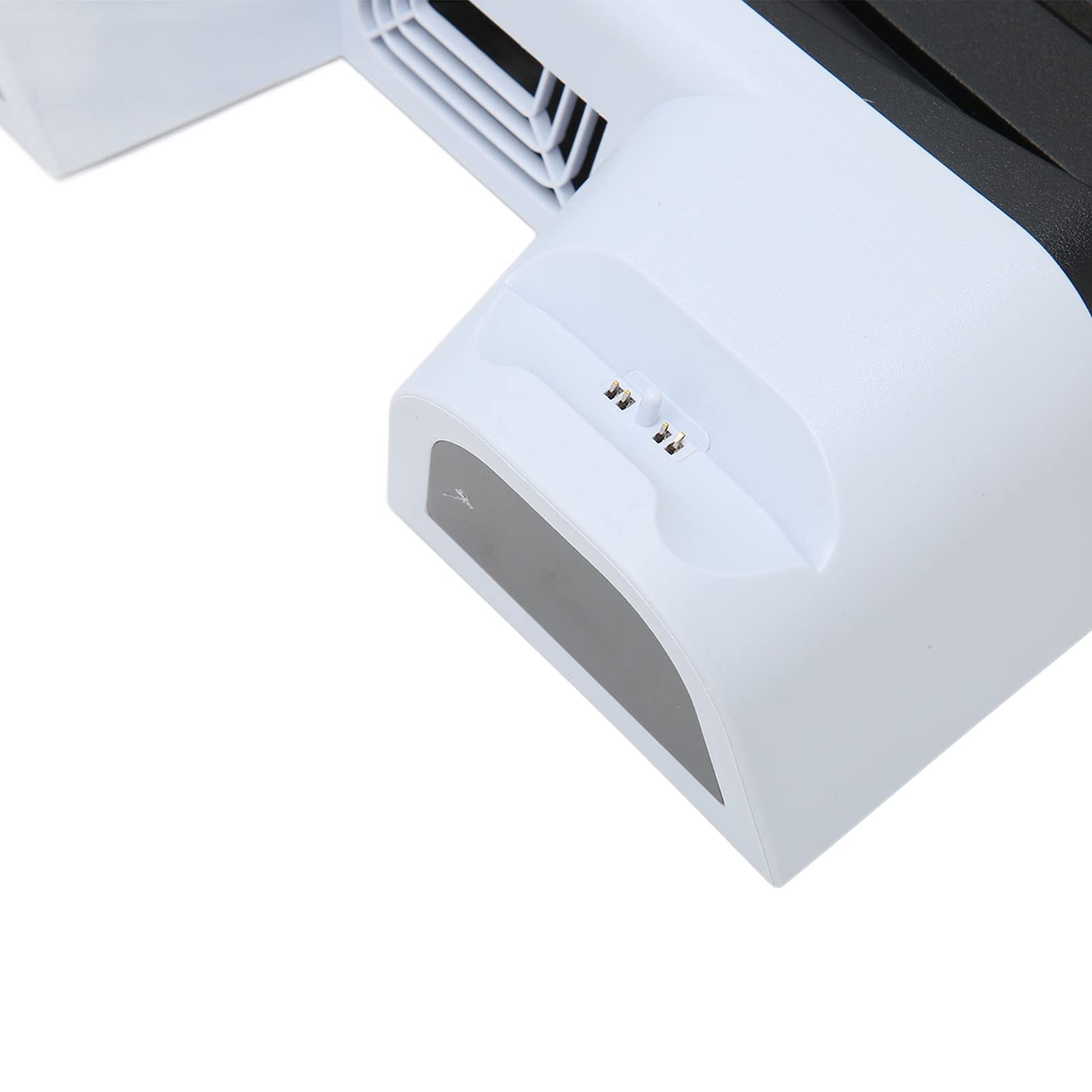 Doppia Stazione di Ricarica, Protezione da Sovraccarico a Ricarica Rapida Supporto per Controller di Gioco Multifunzionale Raffreddamento Efficiente con Luce a LED per Accessori