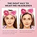 ZMOIVOK 6 Pcs Spa Headband for Washing Face,Skincare Headband with Removable Bow,Furry Face wash Headbands,makeup Headbands for Women,Teen,Girls,Christmas Gifts