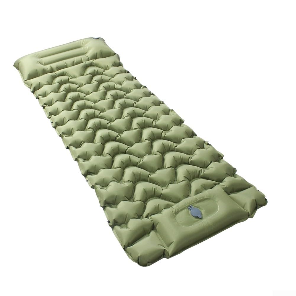 Tapis de Camping Gonflable Ultra-Léger avec Oreiller Intégré