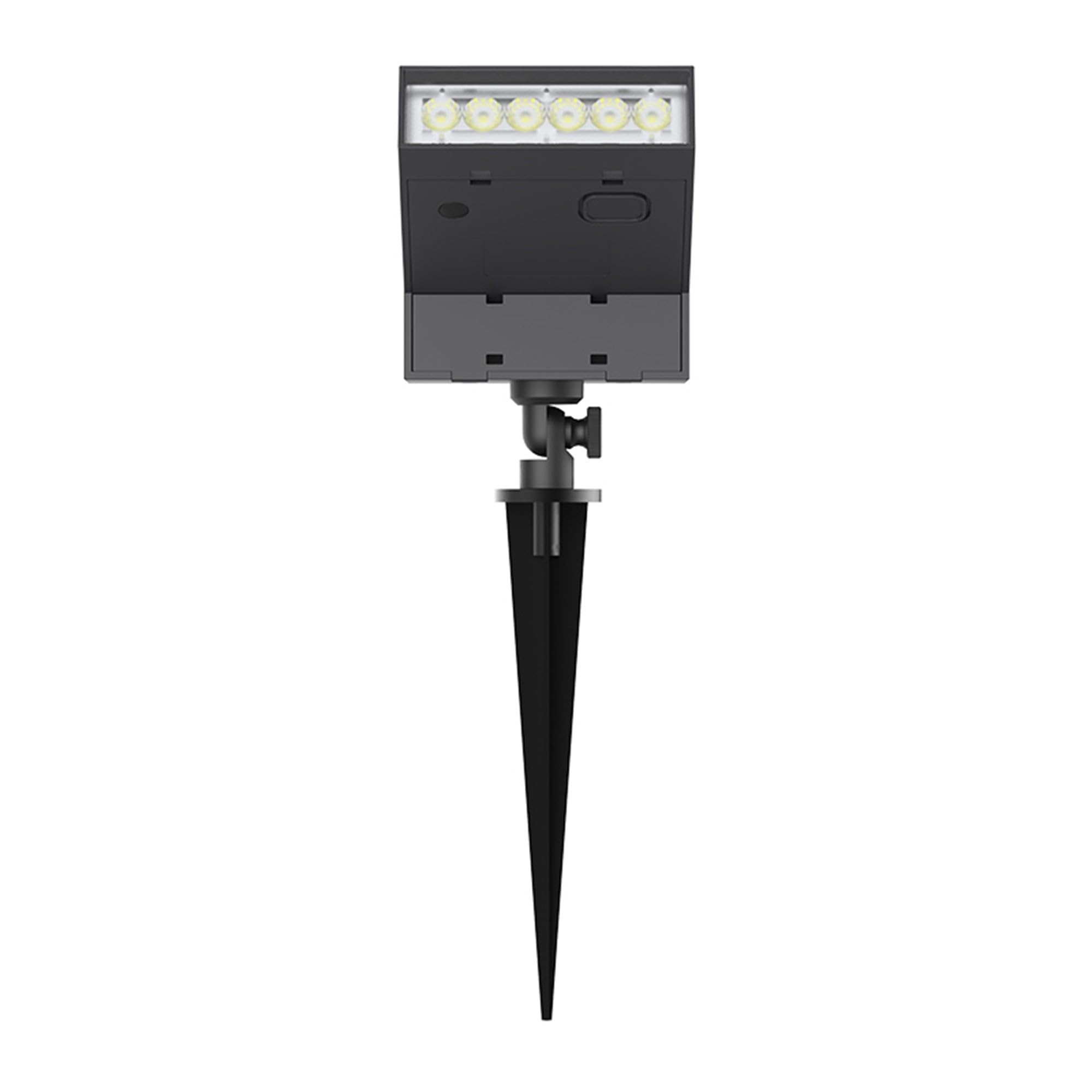 Lumisky - Foco solar (180 °, luz LED, regulable, 180 °, luz blanca regulable, H23 cm)