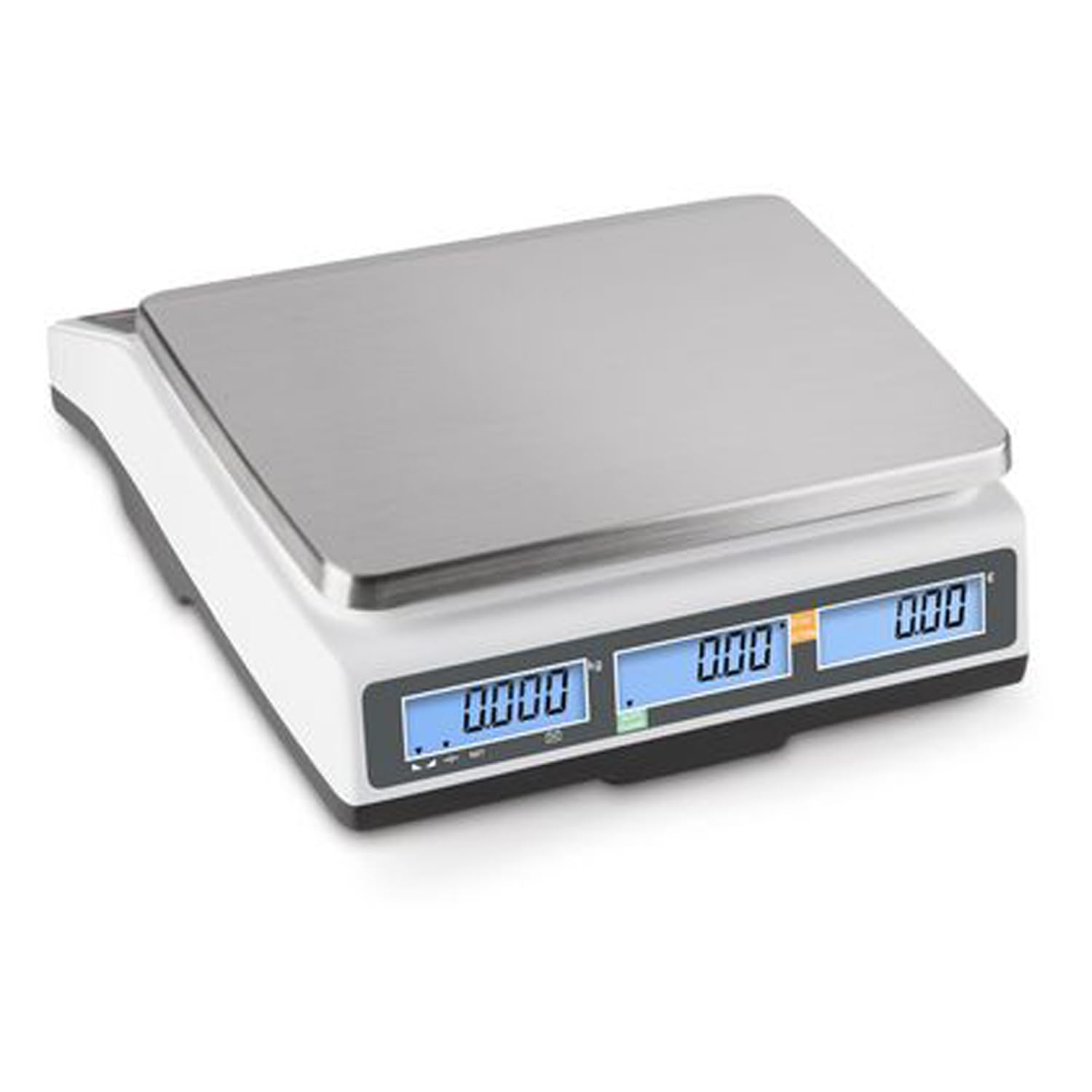 Ladenwaage mit Eichzulassung und Speicherplätzen für Artikelpreise [Kern RPB 15K2DM] Präzision bis 2 g / 5 g, Wägebereich max. 6 kg / 15 kg