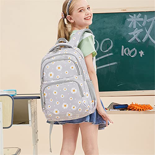 Kit de Mochila Escolar Juvenil Menina Estojo Lancheira Mochila Escolar Infantil Impermeável de Grand