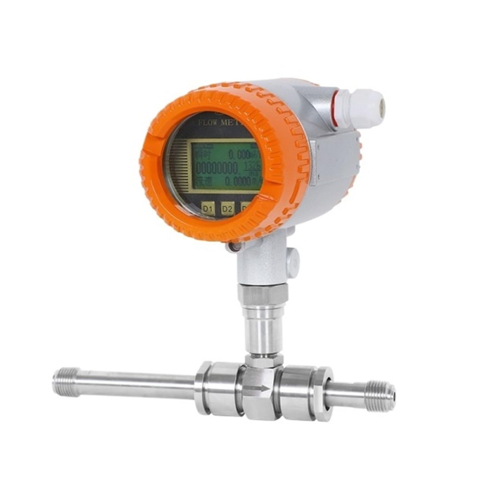 TBZOQAID Liquid Flow Meter Electronic Digital Display Water Sensor(DN4 external thread)