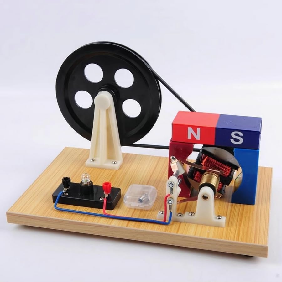 Generatore Manuale AC/DC Per Esperimenti Scientifici - Strumento Didattico Per Scuole - Foto 3