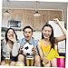 VANZACK 3pcs Cheer Megaphone Noisemaker Toy for Parties Sports Events and Concerts Material Horn for Cheerleading and Atmosphere Enhancement Yellow