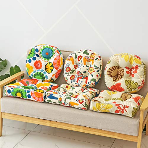 Vctops 1Pc Indoor Outdoor Bohemian Round Chair Cushion Seat Pad Floor Cushion Pillow thumb #4