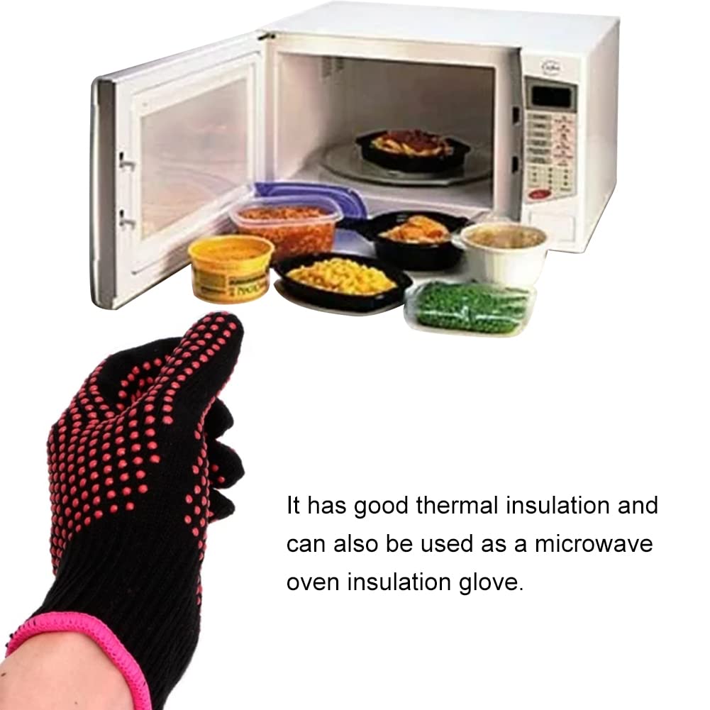 Gant de Coiffure,Gants de Cheveux Professionnels,Gants Thermiques de Salon,Pour Coiffure,Professionnel,Outils De Coiffure,Outils De Coiffure De Salon À Domicile,Pour fer à friser et fer à lisser