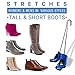 Simple Shine. Boot Stretcher Men & Women - Professional Leather Boot Stretcher Adjustable for Cowboy Boots, Short Work Boots & Heeled Shoes