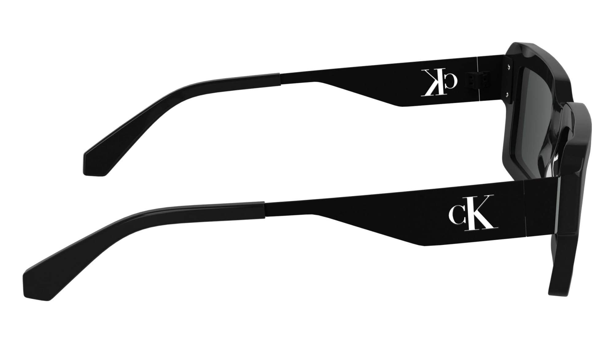 Calvin Klein Jeans Unisex Adult Sunglasses CKJ25606S - Black with Solid Grey Lens