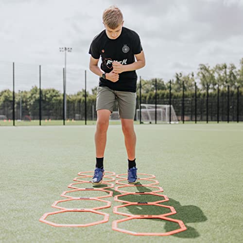 FLICK 2 In 1 Octa Speed Rings – Speed Agility Ladder With Hurdle Capability - Multi-Sport Agility Training Equipment – Football Agility Training Set - Image 6