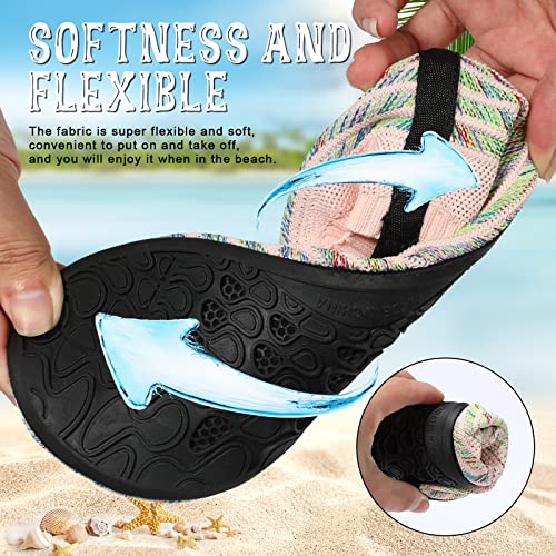 Image of ANLUKE Womens Mens Water Shoes Barefoot Quick-Dry Aqua Socks for Beach Swim Surf Water Sport