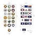 Hygloss Products US State Flags and Seals Stickers for Kids and Teachers, 216 Total Stickers, Includes 2 Sets of All 50 United States Flags and Seals