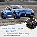 Fit for Toyota Supra GR A90 A91 MK5 2019-2022 2023 2024 2025 ABS Rearview Mirror Side Spoiler Trim Cover Stickers, Channel The Car Air, Reduce The Wind Noise Inside The Car,Made of ABS 2PCS