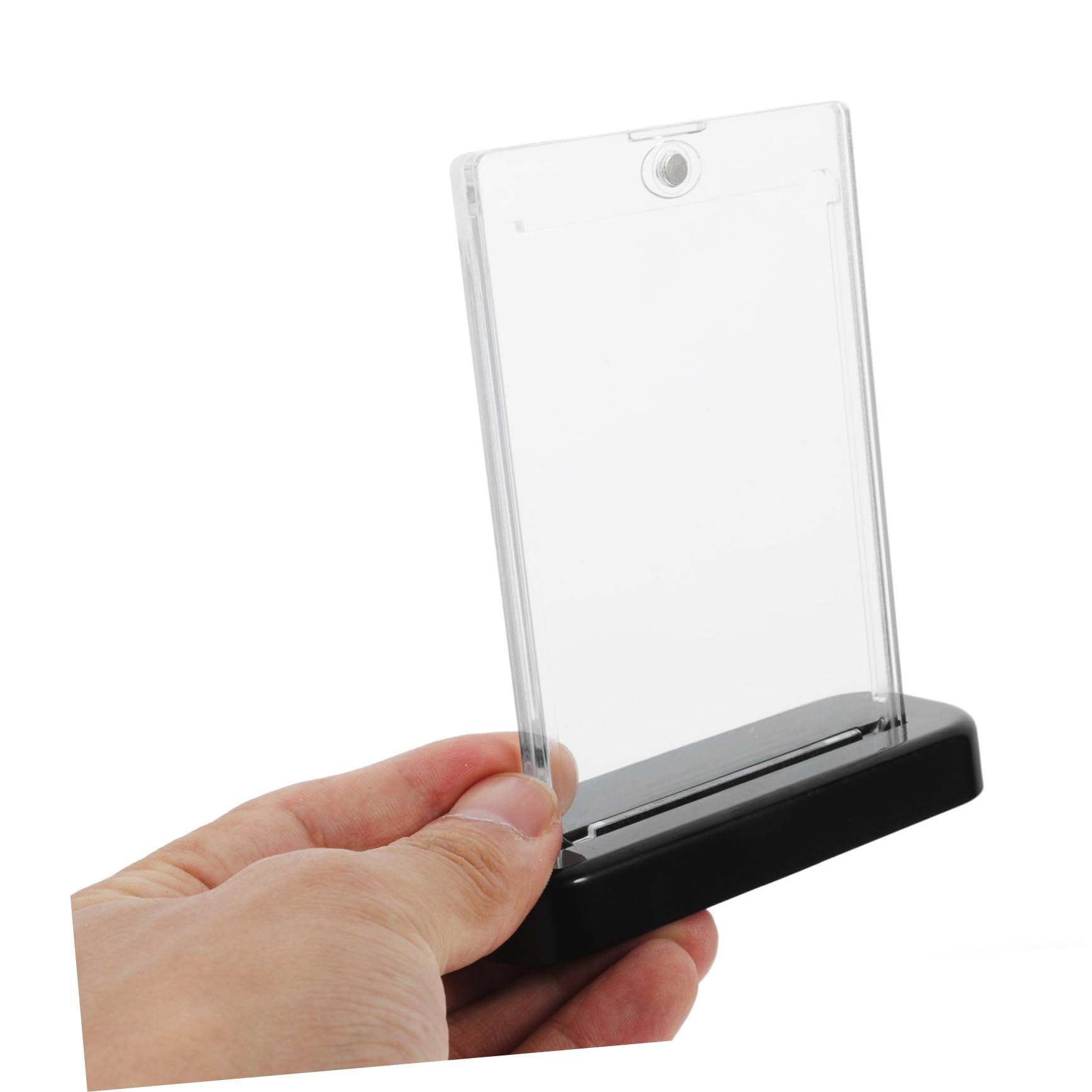 ifundom 8sets Supporti Magnetici Per Carte Da Gioco Con Custodie Trasparenti e Base Protettori Per Carte Collezionabili Adatti Per Collezionisti e Giocatori