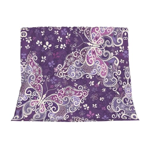 Couverture douce et chaude en microfibre légère pour camping et voyage