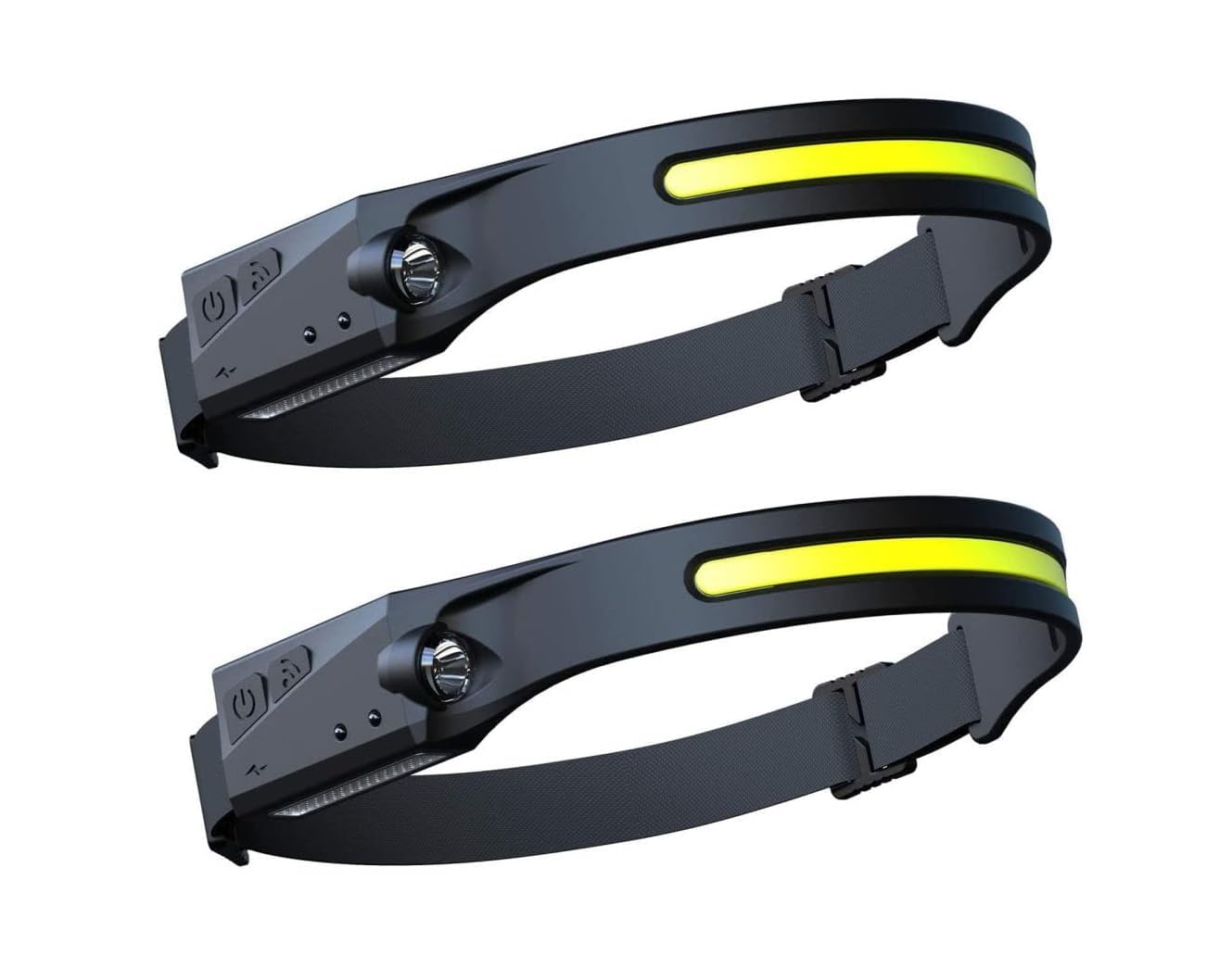 PRUTHA® Rechargeable Head Torch Headlamp Headlight Weatherproof Led Flash Light with Battery for Use Night Walk Climbing Fishing,Repairing,Construction,Farmers,Cycling (Sensor Headlamp Pack 2) (B0CJG46T7T) Amazon Price History, Amazon Price Tracker