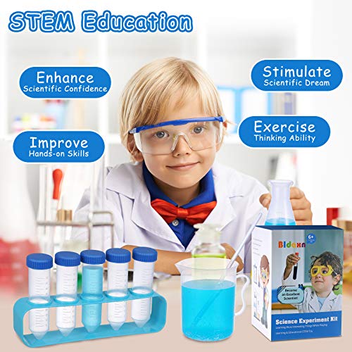 Bldaxn Science Lab Kit for Kids, Kids Science Experiments Kit with Lab Coat Scientist Costume Dress Up Pretend Play Toys Set for Science Projects & Experiments for Boys Girls Kids Age 6 7 8 9 10 - Thumbnail 3