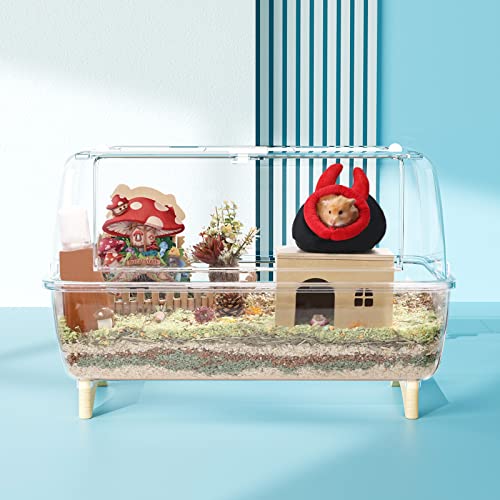 Bucatstate Hamster Bed,Soft House Hideout Warm Small Animals Cages Accessories For Hamsters,Gerbils,Dwarf Hamsters,Mice,Rat,And Other,Small Animals #TOP4