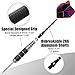 WINSDART Darts Metal Tip Set Professional Metal Darts for Dartboard Steel Tip Darts with Nonslip Iron Barrel Aluminum Dart Shafts,Extra Flights,Dart Sharpener,Gift Box