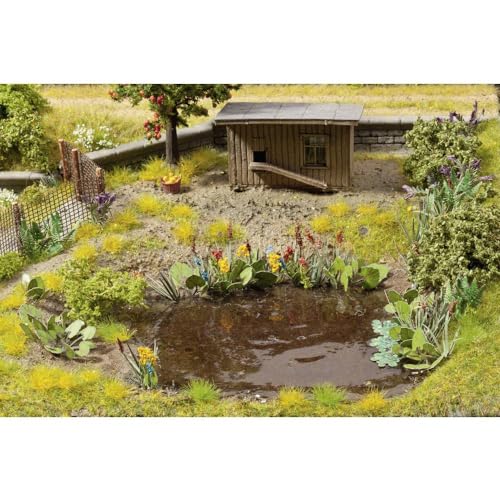 NOCH Wasser- und Uferpflanzen, Laser-Cut Modellbau Zubehöre 17 Pflanzen für Dioramen und Mini Gardening