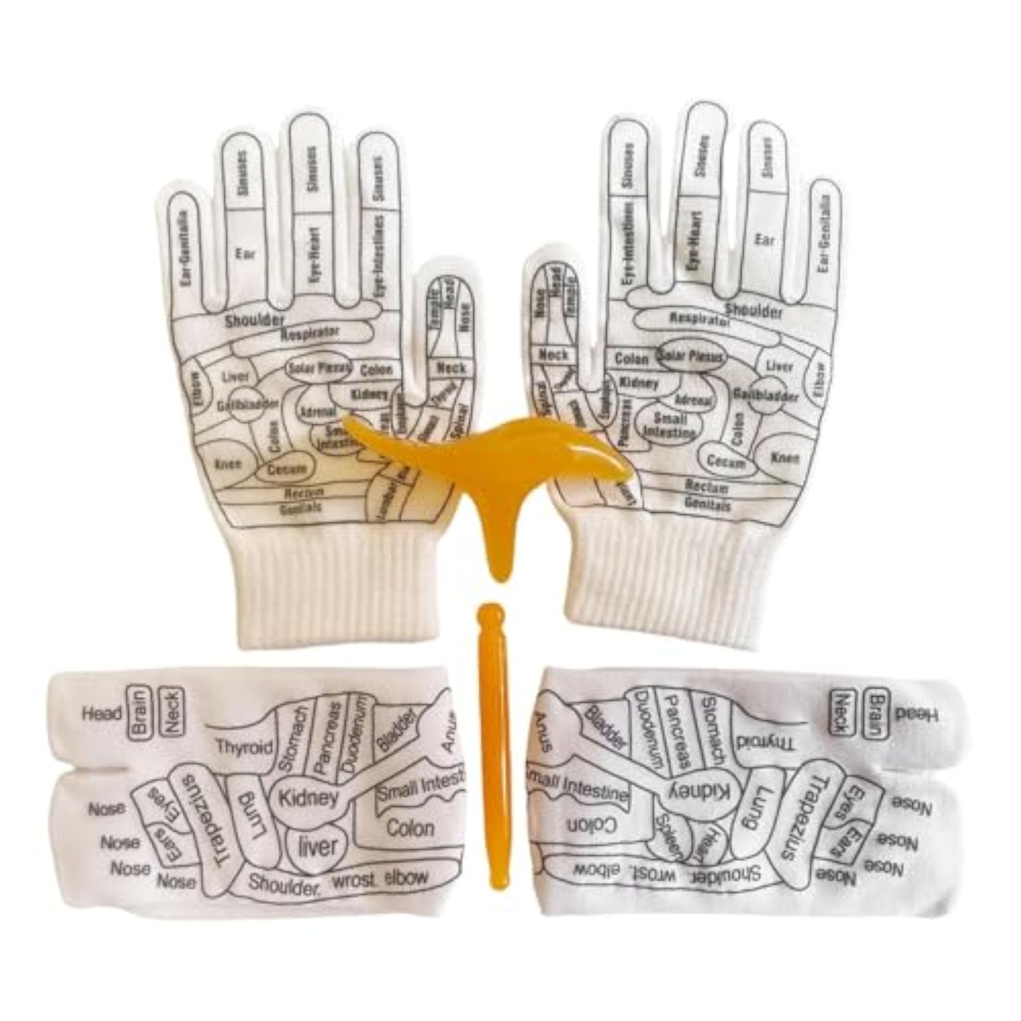 Reflexology Socks and Gloves Tool Set for Beginners
