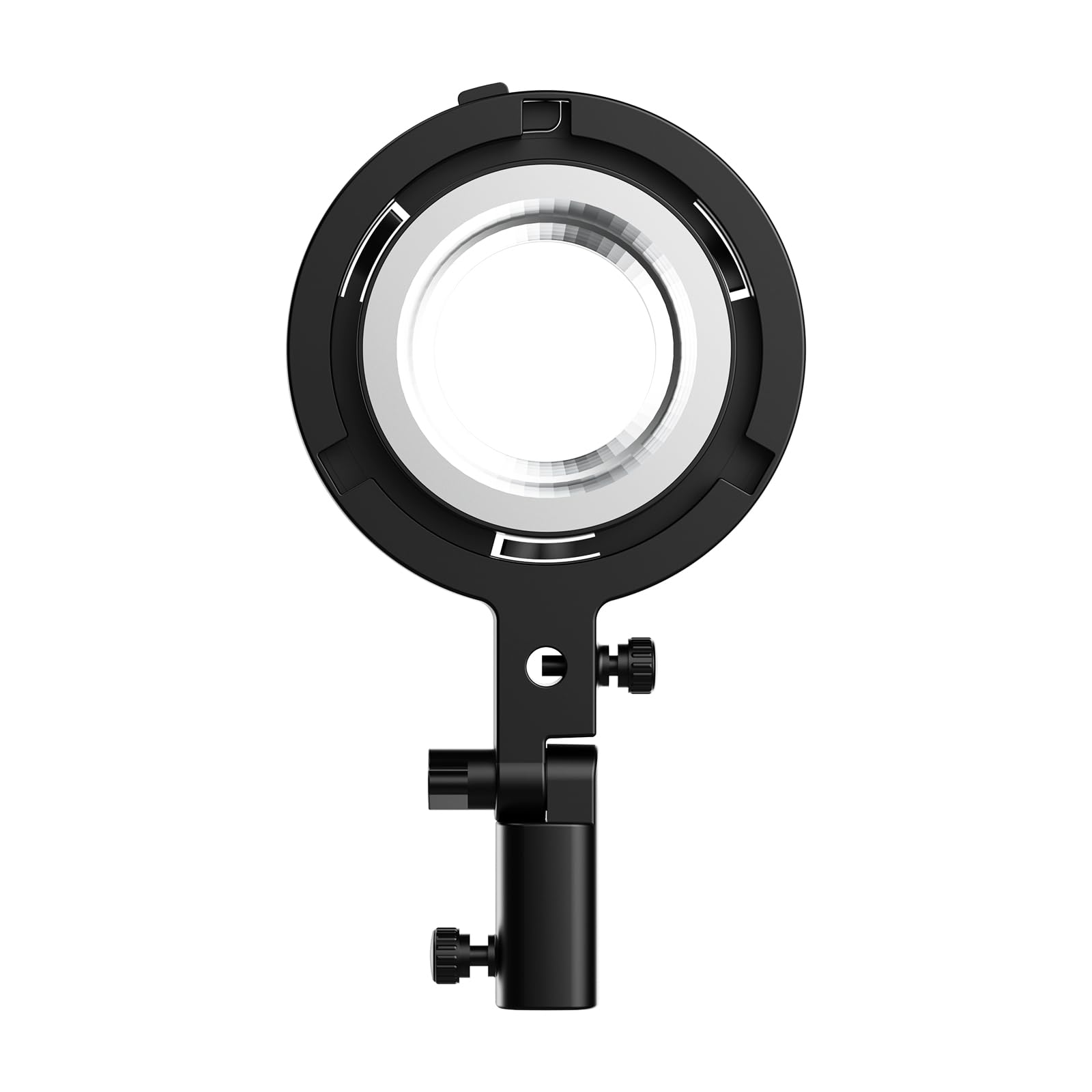 GVM Bowens Mount Adapter for PD60B PD60C PL60B PL60C, Updated Version Different Angles of Holder for Any Bowens Mount Accessories, Such as Softbox, Barndoor, Fresnel Lens