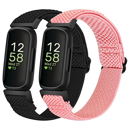 Tiptops Elastische Nylonbänder Kompatibel mit Fitbit Inspire 3/Inspire 2/Inspire/Inspire HR/Ace 3/Ace 2 Frauen Männer Kinder, Verstellbare Atmungsaktive Nylon Ersatz Solo Loop Armbänder (2 Pack) Tiptops Elastische Nylonbänder Kompatibel mit Fitbit Inspire 3/Inspire 2/Inspire/Inspire HR/Ace 3/Ace 2 Frauen Männer Kinder, Verstellbare Atmungsaktive Nylon Ersatz Solo Loop Armbänder (2 Pack)