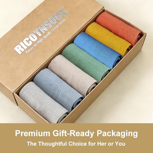 Image of Womens Cotton Anti-Pilling Quarter Crew Socks | Moisture-wicking, Odor-control, Lightweight, Office /gym, 7-pair, US 6-10