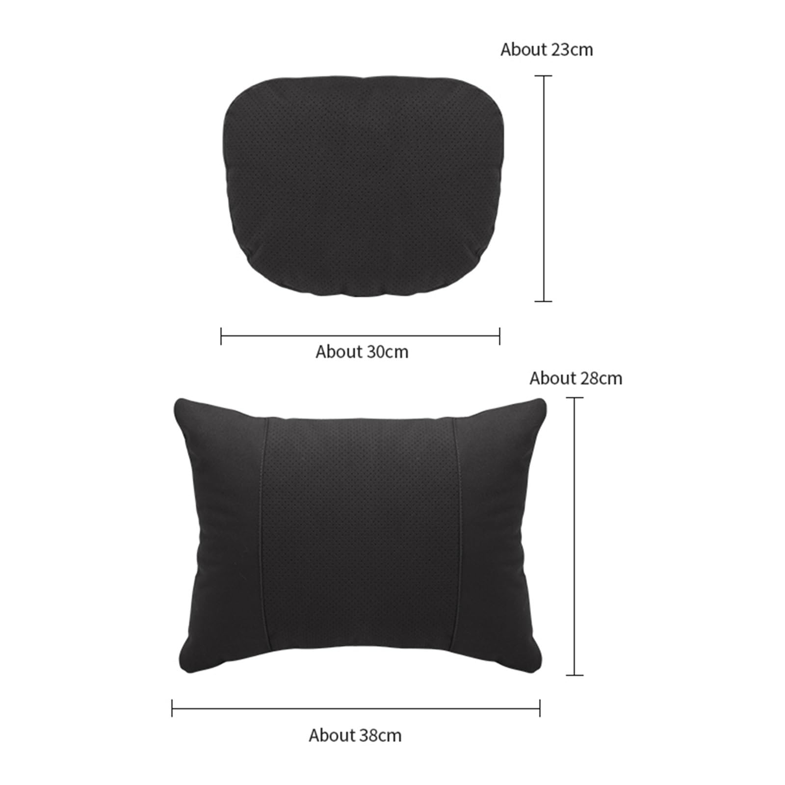 Coussin de Nuque, Appui-tête et Support Lombaire compatibles avec Porsche 718, Boxster, Cayenne, Panamera, Macan, Cayman, 911 918 sièges Auto.(Lumbar 1pc coganc)