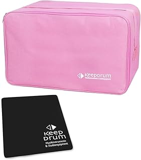 keepdrum CB-01PK Gig Bag - Funda para cajón (31 x 32 x 52 cm, se adapta a todos los modelos estándar de cajón y almohadilla para asiento Keepdrum), color rosa