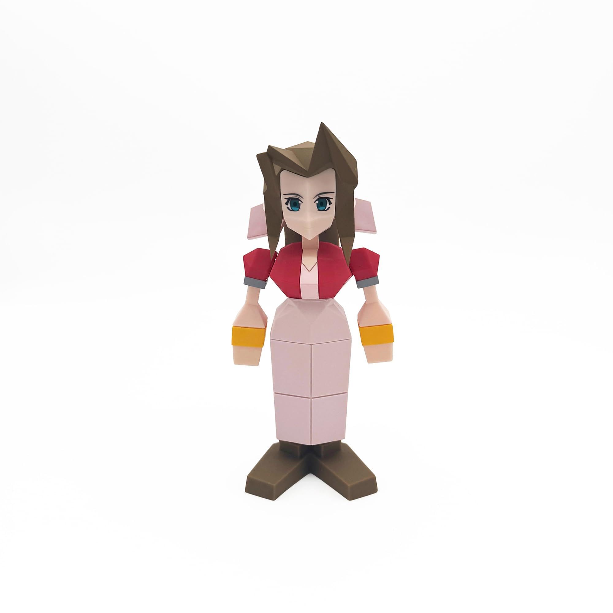 Square Enix CO, LTD. Aerith Gainsborough Figurka 14 cm Final Fantasy VII Polygon Soft Vinyl