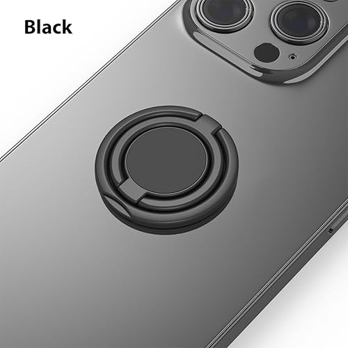 Miniatura 2 de Agarre para teléfono, soporte para anillo de teléfono, soporte de dedo plegable y ajustable, anillos de metal para teléfono celular, soporte de