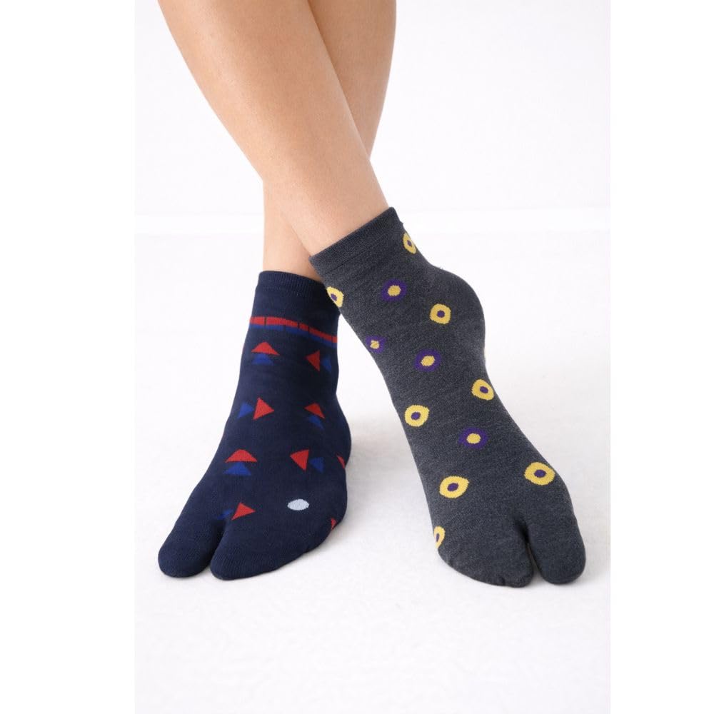 New Thumb Socks for Women's Girls Ankle Length Soft Cotton Multicolored Combo Pack of 5 (New Thumb socks)