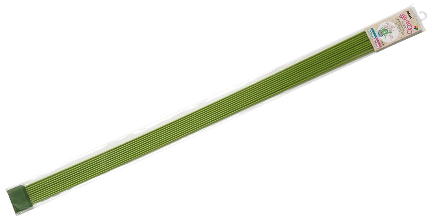 Amazon | 第一ビニール グリーン鉄線(10本入りパック) 直径3.2mm×75cm