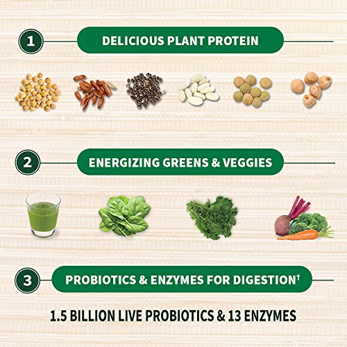 Garden Of Life 0658010118705 Raw Protein & Greens Vanilla, Vegan Protein Powder thumb #2