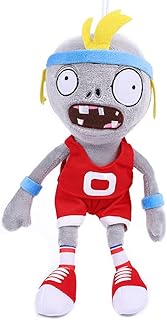 JHESAO 12" Plants and Zombies vs Bascketball Plush Zombies Toys Bascketball Zombies PVZ Plushies 1 2 Stuffed Soft Doll Sport Zombies New