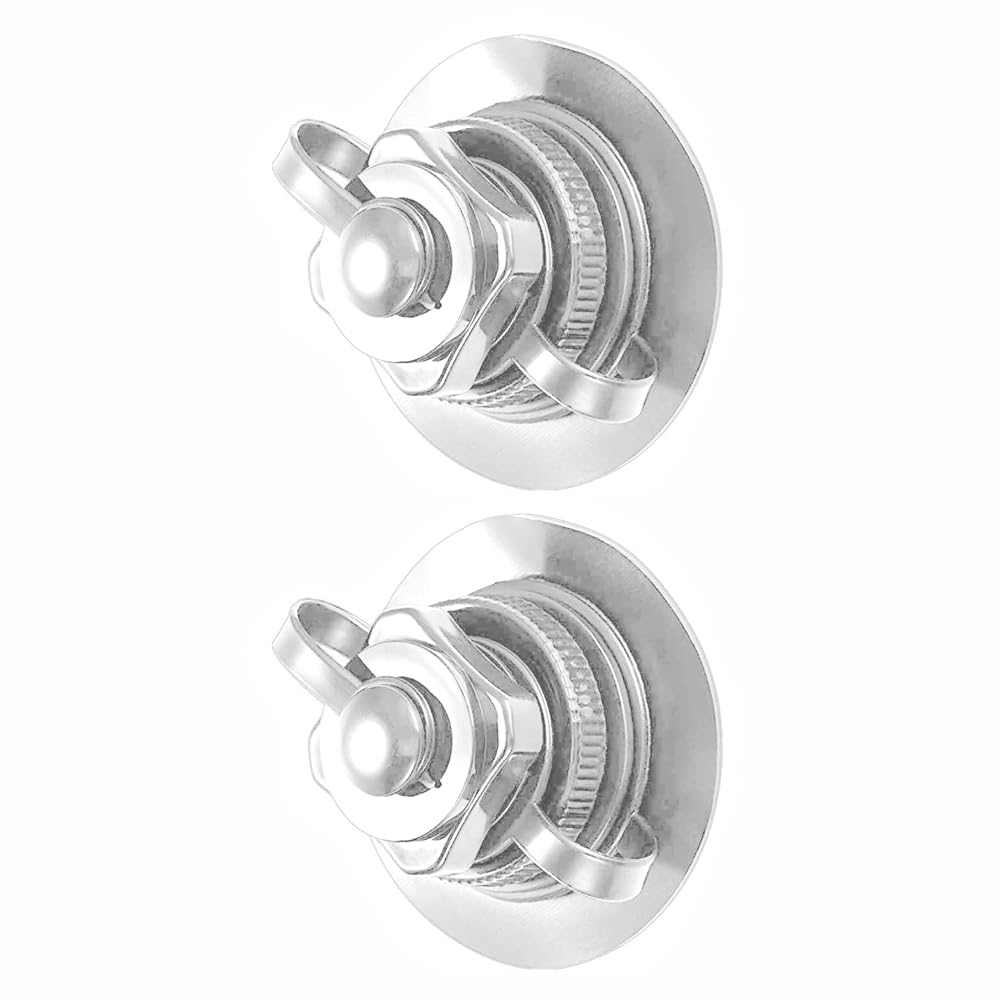 SEIWEI 2Pcs Boston Valve, Kayak Stopper Inflation Valve Air Plug for Rubber Dinghy Raft Kayak Pool Boat Airbeds