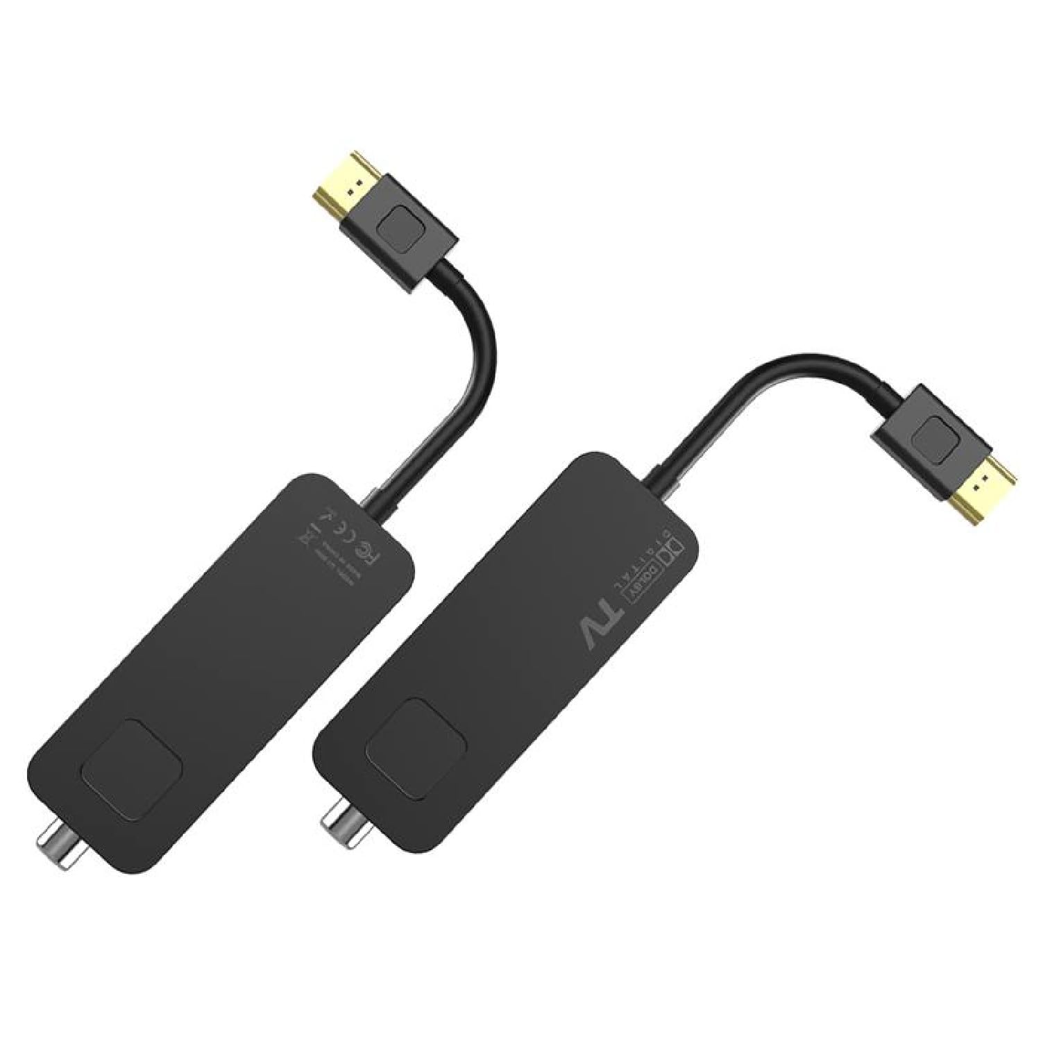 TV Stick DVB-T2 | Sintonizador HDMI USB 2.0 | PVR Timeshift Dolby Digital Plus | Full HD 1080p | Multilingüe EPG DVB-T DVB-T2 compatible | Reproductor multimedia USB para películas, música, fotos