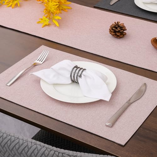 Banchif Tischsets abwaschbar doppelseitig Platzset Platzdecken abwaschbar – Ansicht 4