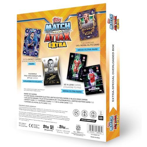 Image of Topps UCC Match Attax Extra 2026 Trading and Collectible Card Game (Overloaded Box)