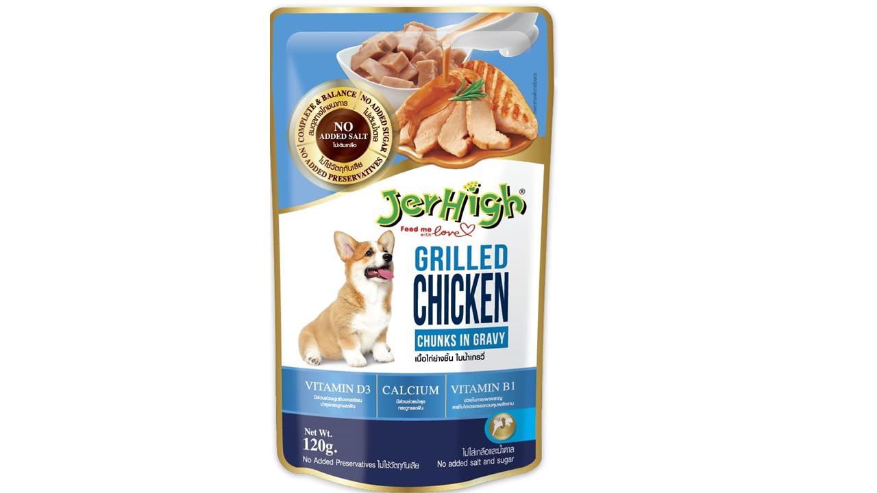 See full amazon price history chart for JERHIGH Wet Dog Food, Human Grade High Protein Chicken, Grilled Chicken Chunks in Gravy, 120g (Pack of 12),All Life Stages by Sniff N Licks JERHIGH Wet Dog Food, Human Grade High Protein Chicken, Grilled Chicken Chunks in Gravy, 120g (Pack of 12),All Life Stages by Sniff N Licks (B0CSPJ7NXP) Amazon Price History, Amazon Price Tracker