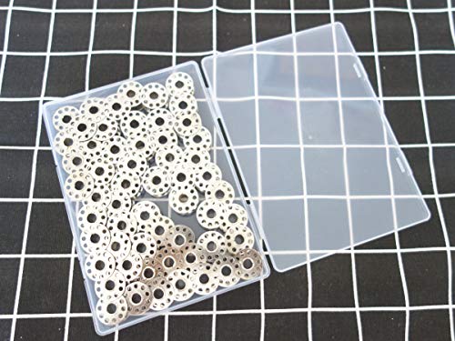 Sewing Machine Bobbins With Case, Pack Of 60 Metal Bobbins Class 15 Bobbins Set For Brother, Janome, Singer, Kinds Of Sewing Machine #TOP5