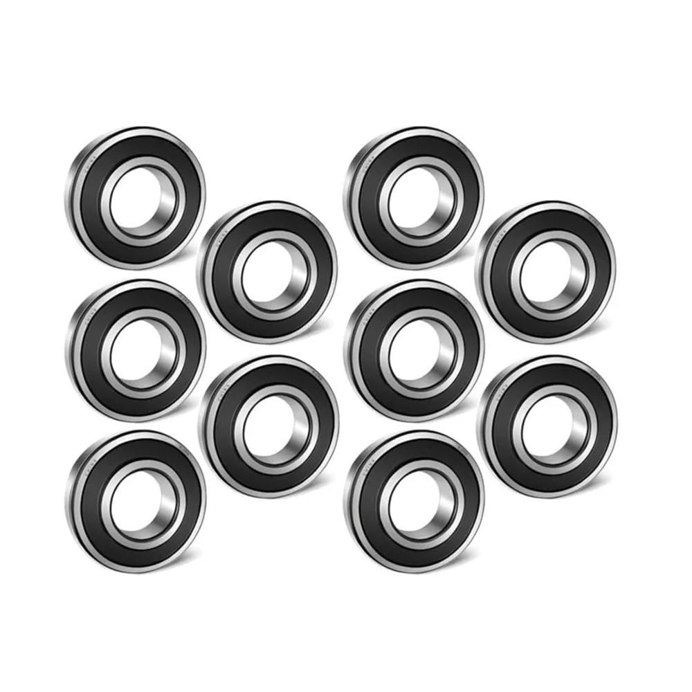 Lot de 10 roulements à billes universels 604 605 606 607 608 609 2rs Rs 8 x 22 7 en caoutchouc scellé (10 pièces 605-2RS)