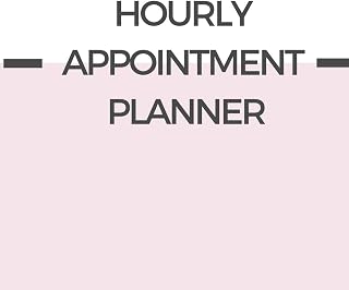 Hourly Appointment Planner Schedule Notebook